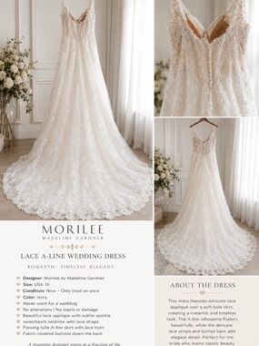 Morilee Wedding Dress by Madeline Gardner